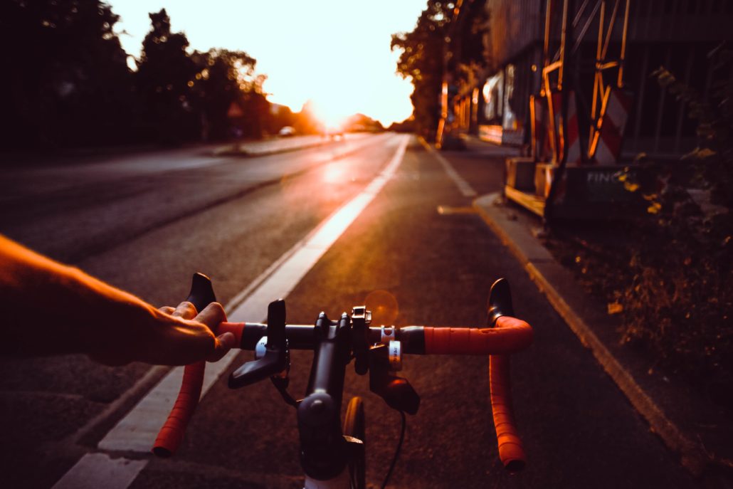 handlebar on bike